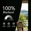 image:imageDriftAway 100 Blackout Vintage Floral Linen Curtains Double Layer French Country Peony Flower Printed Pattern Thermal Insulated Drapes for Bedroom Living Room Back Tab 2 Panels W52 x L84 TaupeCreamCandiceblack