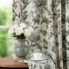 image:imageDriftAway 100 Blackout Vintage Floral Linen Curtains Double Layer French Country Peony Flower Printed Pattern Thermal Insulated Drapes for Bedroom Living Room Back Tab 2 Panels W52 x L84 TaupeCreamCandiceblack