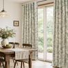 image:imageDriftAway 100 Blackout Vintage Floral Linen Curtains Double Layer French Country Peony Flower Printed Pattern Thermal Insulated Drapes for Bedroom Living Room Back Tab 2 Panels W52 x L84 TaupeCreamCandiceloden Green