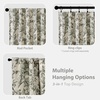 image:imageDriftAway 100 Blackout Vintage Floral Linen Curtains Double Layer French Country Peony Flower Printed Pattern Thermal Insulated Drapes for Bedroom Living Room Back Tab 2 Panels W52 x L84 TaupeCreamCandiceblack