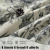 image:imageDriftAway 100 Blackout Vintage Floral Linen Curtains Double Layer French Country Peony Flower Printed Pattern Thermal Insulated Drapes for Bedroom Living Room Back Tab 2 Panels W52 x L84 TaupeCreamCandiceblack