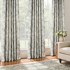 image:imageDriftAway 100 Blackout Vintage Floral Linen Curtains Double Layer French Country Peony Flower Printed Pattern Thermal Insulated Drapes for Bedroom Living Room Back Tab 2 Panels W52 x L84 TaupeCreamCeciliablack