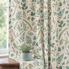 image:imageDriftAway 100 Blackout Vintage Floral Linen Curtains Double Layer French Country Peony Flower Printed Pattern Thermal Insulated Drapes for Bedroom Living Room Back Tab 2 Panels W52 x L84 TaupeCreamEsmegreen