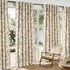 image:imageDriftAway 100 Blackout Vintage Floral Linen Curtains Double Layer French Country Peony Flower Printed Pattern Thermal Insulated Drapes for Bedroom Living Room Back Tab 2 Panels W52 x L84 TaupeCreamCandicetaupe