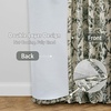image:imageDriftAway 100 Blackout Vintage Floral Linen Curtains Double Layer French Country Peony Flower Printed Pattern Thermal Insulated Drapes for Bedroom Living Room Back Tab 2 Panels W52 x L84 TaupeCreamCandiceblack