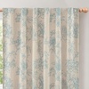image:imageDriftAway 100 Blackout Vintage Floral Linen Curtains Double Layer French Country Peony Flower Printed Pattern Thermal Insulated Drapes for Bedroom Living Room Back Tab 2 Panels W52 x L84 TaupeCreamCatherineblue