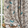 image:imageDriftAway 100 Blackout Vintage Floral Linen Curtains Double Layer French Country Peony Flower Printed Pattern Thermal Insulated Drapes for Bedroom Living Room Back Tab 2 Panels W52 x L84 TaupeCreamEileenbeige
