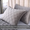 image:imageDriftAway 3 Piece Velvet Quilt Set Bedspreads Coverlets Cover Prewashed Queen Silver Gray