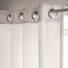 image:imageDriftAway 3D Chenille Striped Curtains 84 Inches Long Tweed Linen Textured Light Filtering Woven Embroidered Luxury Soft Drapes for Living Room Bedroom Grommet Privacy 2 Panels W52 x L84 TaupeTaupe