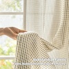 image:imageDriftAway 3D Chenille Striped Curtains 84 Inches Long Tweed Linen Textured Light Filtering Woven Embroidered Luxury Soft Drapes for Living Room Bedroom Grommet Privacy 2 Panels W52 x L84 TaupeGreen Gray