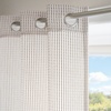 image:imageDriftAway 3D Chenille Striped Curtains 84 Inches Long Tweed Linen Textured Light Filtering Woven Embroidered Luxury Soft Drapes for Living Room Bedroom Grommet Privacy 2 Panels W52 x L84 TaupeCoffee