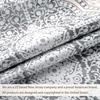image:imageDriftAway Adrianne Damask and Floral Pattern Window Curtain Valance 52 Inch by 20 Inch Beige and GrayAdriannebeige