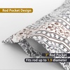 image:imageDriftAway Adrianne Damask and Floral Pattern Window Curtain Valance 52 Inch by 20 Inch Beige and GrayAdriannebeige