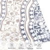 image:imageDriftAway Adrianne Damask and Floral Pattern Window Curtain Valance 52 Inch by 20 Inch Beige and GrayAdriannebeige
