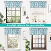 image:imageDriftAway Adrianne Damask and Floral Pattern Window Curtain Valance 52 Inch by 20 Inch Beige and GrayAdrianneteal