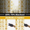image:imageDriftAway Amelia Thermal Blackout Room Darkening Grommet Window Curtains Retro Geo Pattern Round Circle Star Print Set of 2 Panels Each 52 Inch by 84 Inch YellowYellow