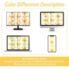 image:imageDriftAway Amelia Thermal Blackout Room Darkening Grommet Window Curtains Retro Geo Pattern Round Circle Star Print Set of 2 Panels Each 52 Inch by 84 Inch YellowYellow