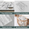 image:imageDriftAway Area Rug 5x7 Washable Rugs for Living Room Non Slip Rubber Backing Low Pile Non Shedding Carpet Friendly Boho Foldable Vintage Rugs for Bedroom Dining Room Natural Gray BrickLight GrayWhite