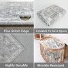 image:imageDriftAway Area Rug 5x7 Washable Rugs for Living Room Non Slip Rubber Backing Low Pile Non Shedding Carpet Friendly Boho Foldable Vintage Rugs for Bedroom Dining Room Natural Gray BrickGrey
