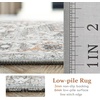 image:imageDriftAway Area Rug 5x7 Washable Rugs for Living Room Non Slip Rubber Backing Low Pile Non Shedding Carpet Friendly Boho Foldable Vintage Rugs for Bedroom Dining Room Natural Gray BrickNaturalGrayBrick