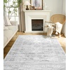 image:imageDriftAway Area Rug 5x7 Washable Rugs for Living Room Non Slip Rubber Backing Low Pile Non Shedding Carpet Friendly Boho Foldable Vintage Rugs for Bedroom Dining Room Natural Gray BrickLight GrayWhite