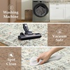 image:imageDriftAway Area Rug 5x7 Washable Rugs for Living Room Non Slip Rubber Backing Low Pile Non Shedding Carpet Friendly Boho Foldable Vintage Rugs for Bedroom Dining Room Natural Gray BrickPink