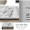 image:imageDriftAway Area Rug 5x7 Washable Rugs for Living Room Non Slip Rubber Backing Low Pile Non Shedding Carpet Friendly Boho Foldable Vintage Rugs for Bedroom Dining Room Natural Gray BrickLight GrayWhite