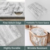image:imageDriftAway Area Rug 5x7 Washable Rugs for Living Room Non Slip Rubber Backing Low Pile Non Shedding Carpet Friendly Boho Foldable Vintage Rugs for Bedroom Dining Room Natural Gray BrickLight GrayWhite