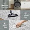 image:imageDriftAway Area Rug 5x7 Washable Rugs for Living Room Non Slip Rubber Backing Low Pile Non Shedding Carpet Friendly Boho Foldable Vintage Rugs for Bedroom Dining Room Natural Gray BrickLight GrayWhite