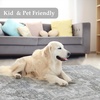 image:imageDriftAway Area Rug 5x7 Washable Rugs for Living Room Non Slip Rubber Backing Low Pile Non Shedding Carpet Friendly Boho Foldable Vintage Rugs for Bedroom Dining Room Natural Gray BrickGrey