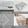 image:imageDriftAway Area Rug 5x7 Washable Rugs for Living Room Non Slip Rubber Backing Low Pile Non Shedding Carpet Friendly Boho Foldable Vintage Rugs for Bedroom Dining Room Natural Gray BrickGrey