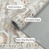 image:imageDriftAway Area Rug 5x7 Washable Rugs for Living Room Non Slip Rubber Backing Low Pile Non Shedding Carpet Friendly Boho Foldable Vintage Rugs for Bedroom Dining Room Natural Gray BrickNaturalGrayBrick