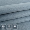 image:imageDriftAway Blackout Soundproof Thermal Insulated Linen Textured Curtains with Quilted Thermal Lining for Cold and Heat Blocking Noise Reducing Daytime Sleep 1 PC 52 Inches by 96 Inches RedDusty Blue