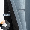 image:imageDriftAway Blackout Soundproof Thermal Insulated Linen Textured Curtains with Quilted Thermal Lining for Cold and Heat Blocking Noise Reducing Daytime Sleep 1 PC 52 Inches by 96 Inches RedDusty Blue