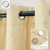 image:imageDriftAway Blackout Soundproof Thermal Insulated Linen Textured Curtains with Quilted Thermal Lining for Cold and Heat Blocking Noise Reducing Daytime Sleep 1 PC 52 Inches by 96 Inches RedBeige