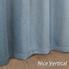 image:imageDriftAway Blackout Soundproof Thermal Insulated Linen Textured Curtains with Quilted Thermal Lining for Cold and Heat Blocking Noise Reducing Daytime Sleep 1 PC 52 Inches by 96 Inches RedDusty Blue