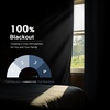 image:imageDriftAway Blackout Soundproof Thermal Insulated Linen Textured Curtains with Quilted Thermal Lining for Cold and Heat Blocking Noise Reducing Daytime Sleep 1 PC 52 Inches by 96 Inches RedDusty Blue