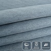 image:imageDriftAway Blackout Soundproof Thermal Insulated Linen Textured Curtains with Quilted Thermal Lining for Cold and Heat Blocking Noise Reducing Daytime Sleep 1 PC 52 Inches by 96 Inches RedDusty Blue