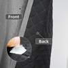 image:imageDriftAway Blackout Soundproof Thermal Insulated Linen Textured Curtains with Quilted Thermal Lining for Cold and Heat Blocking Noise Reducing Daytime Sleep 1 PC 52 Inches by 96 Inches RedGrey
