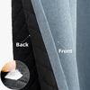 image:imageDriftAway Blackout Soundproof Thermal Insulated Linen Textured Curtains with Quilted Thermal Lining for Cold and Heat Blocking Noise Reducing Daytime Sleep 1 PC 52 Inches by 96 Inches RedDusty Blue