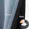 image:imageDriftAway Blackout Soundproof Thermal Insulated Linen Textured Curtains with Quilted Thermal Lining for Cold and Heat Blocking Noise Reducing Daytime Sleep 1 PC 52 Inches by 96 Inches RedDusty Blue
