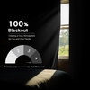 image:imageDriftAway Blackout Soundproof Thermal Insulated Linen Textured Curtains with Quilted Thermal Lining for Cold and Heat Blocking Noise Reducing Daytime Sleep 1 PC 52 Inches by 96 Inches RedGrey