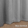 image:imageDriftAway Blackout Soundproof Thermal Insulated Linen Textured Curtains with Quilted Thermal Lining for Cold and Heat Blocking Noise Reducing Daytime Sleep 1 PC 52 Inches by 96 Inches RedGrey