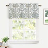 image:imageDriftAway Blossom Abstract Floral Ink Painting Lined Window Curtain Valance Rod Pocket 2 Layer 52 Inch by 18 Inch Plus 2 Inch Header YellowGray Yellow