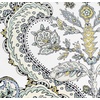 image:imageDriftAway Blossom Abstract Floral Ink Painting Lined Window Curtain Valance Rod Pocket 2 Layer 52 Inch by 18 Inch Plus 2 Inch Header YellowGray Yellow