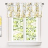 image:imageDriftAway Blossom Abstract Floral Ink Painting Lined Window Curtain Valance Rod Pocket 2 Layer 52 Inch by 18 Inch Plus 2 Inch Header YellowYellow