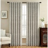 image:imageDriftAway Boho Linen Blackout Curtains Double Layer Thermal Insulated Farmhouse Vintage Geo Retro Square Printed Pattern Lined Drapes for Living Room Bedroom 84 Inches Long Back Tab 2 Panels RedCrochet Beige
