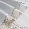 image:imageDriftAway Boho Linen Blackout Curtains Double Layer Thermal Insulated Farmhouse Vintage Geo Retro Square Printed Pattern Lined Drapes for Living Room Bedroom 84 Inches Long Back Tab 2 Panels RedKnitting Trim Beige