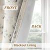 image:imageDriftAway Boho Linen Crochet Farmhouse Vintage Retro Printed Pattern Thermal Insulated Lined Window Valance for Kitchen Bathroom Rod Pocket 52 Inch by 14 Inch Plus 175 Inch Header Beige 1 PackPencilgray