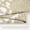 image:imageDriftAway Daisy Dahlia Blooming Flower Floral Lined Thermal Insulated Energy Saving Window Curtain Valance 2 Layers Rod Pocket 52 Inch by 18 Inch Plus 2 Inch Header Beige 1 PackBeige